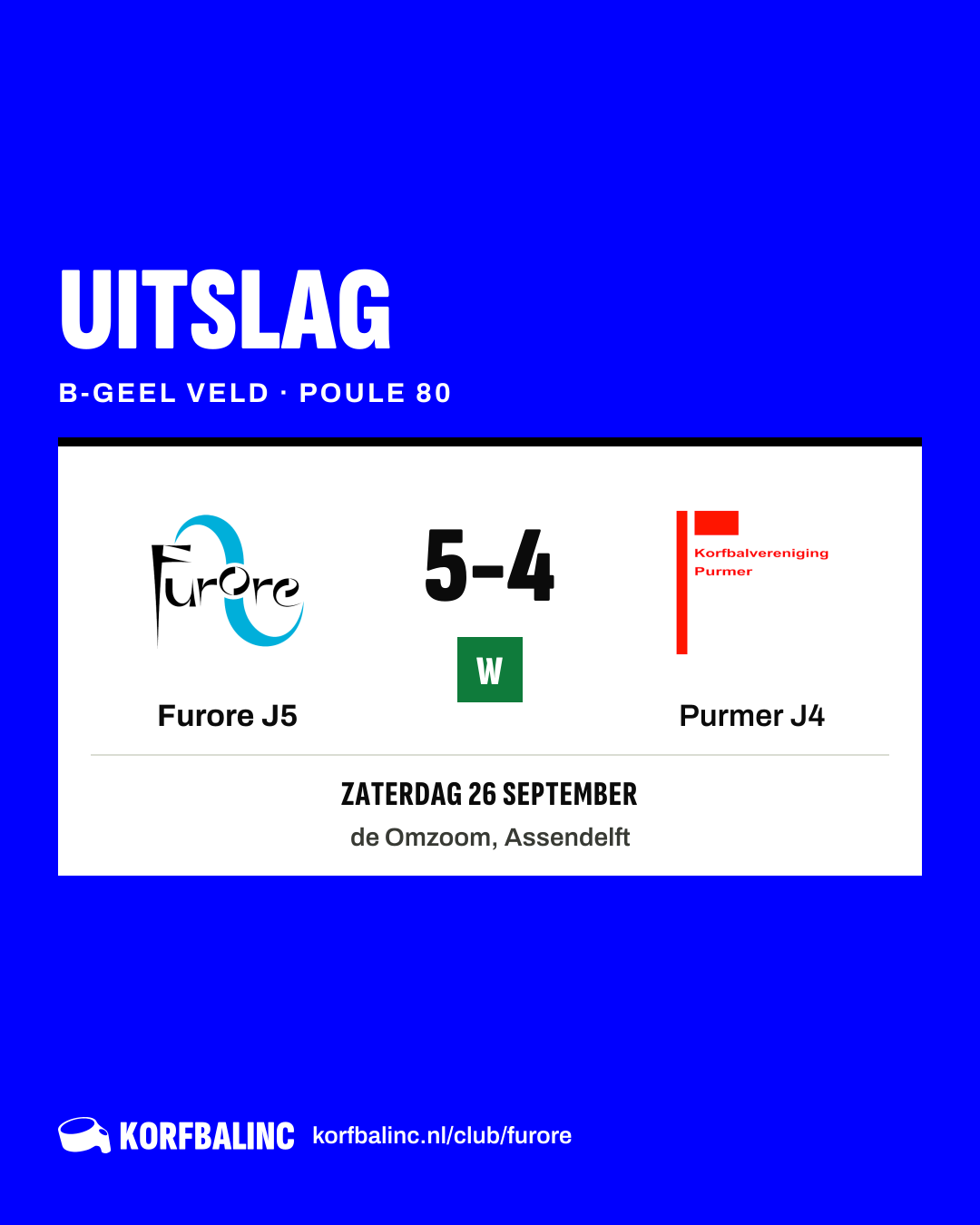 Furore J5 - Purmer J4