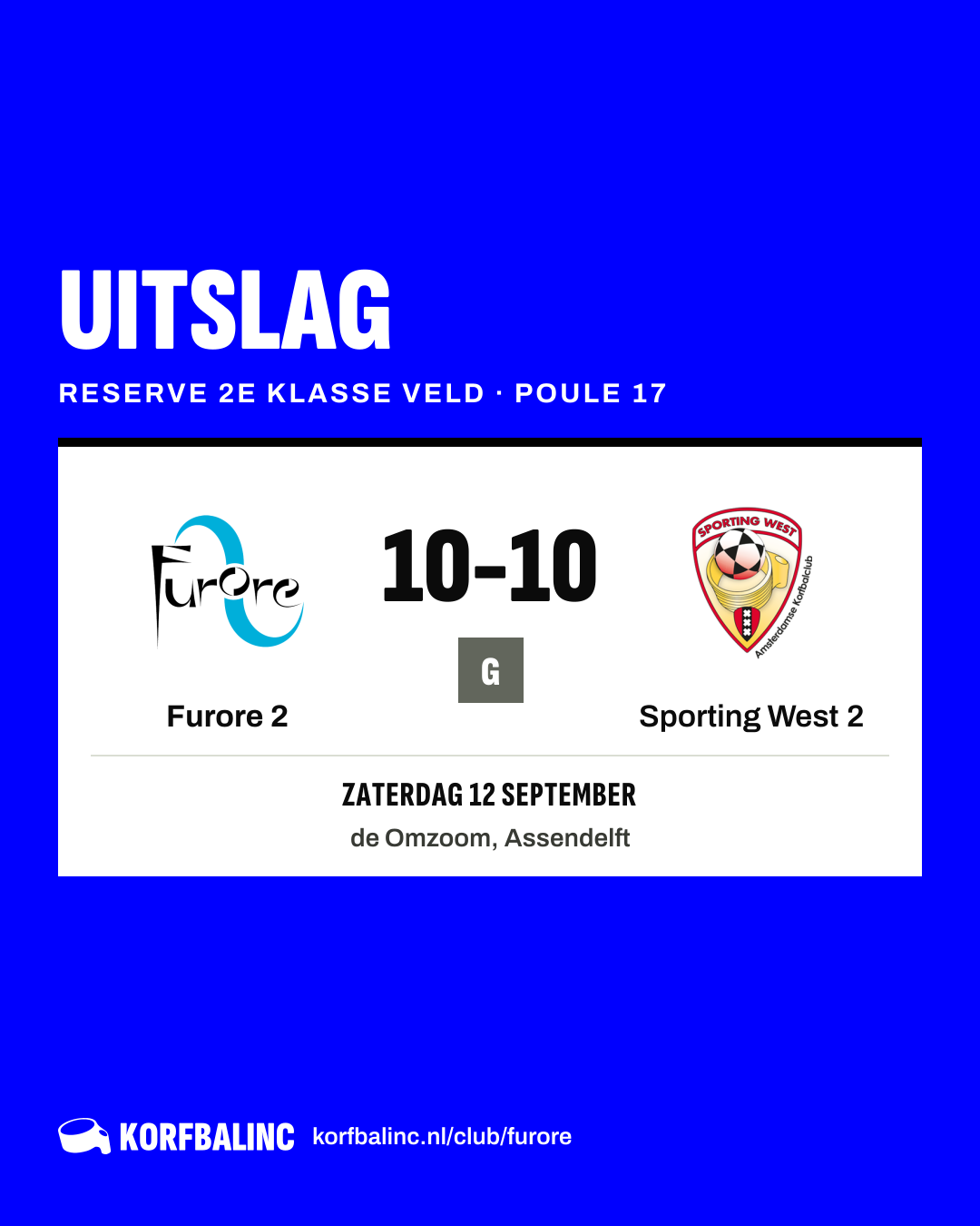 Furore 2 - Sporting West 2