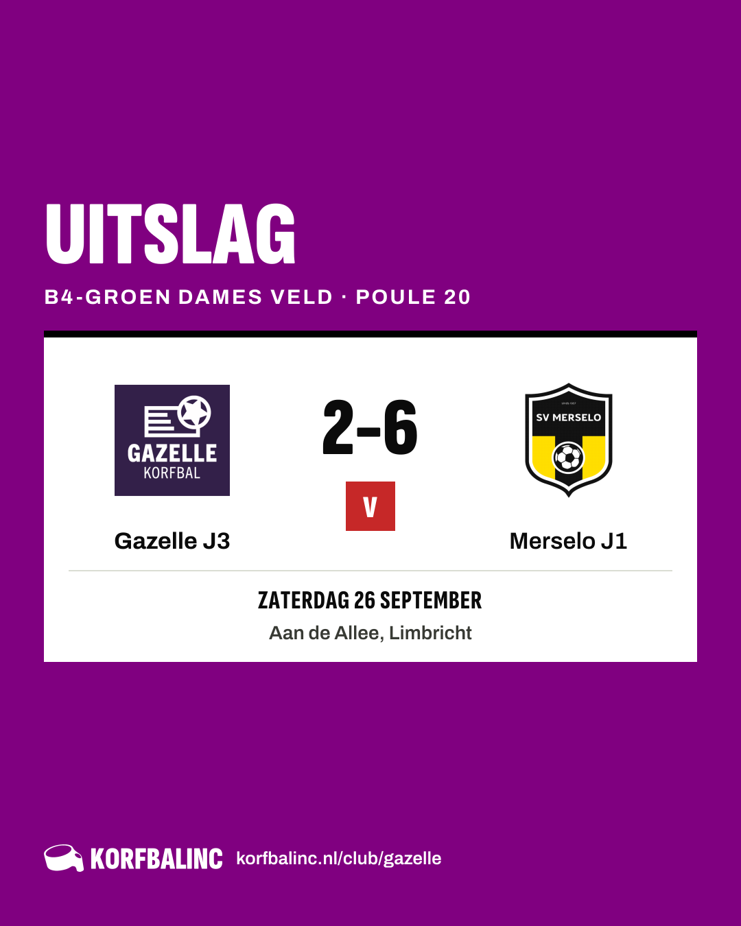 Gazelle J3 - Merselo J1