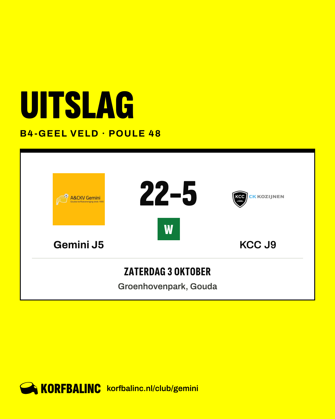 Gemini J5 - KCC J9