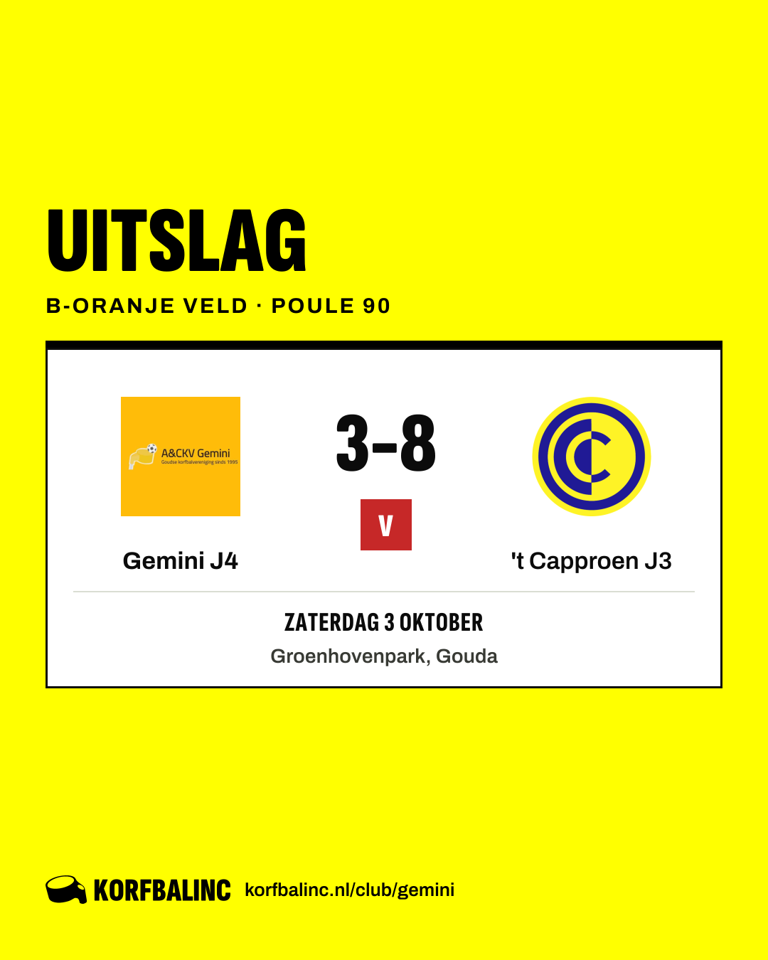 Gemini J4 - 't Capproen J3