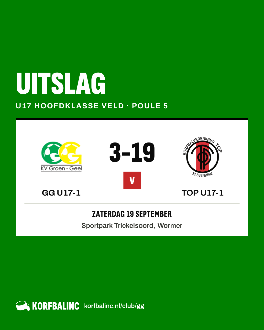 GG U17-1 - TOP U17-1