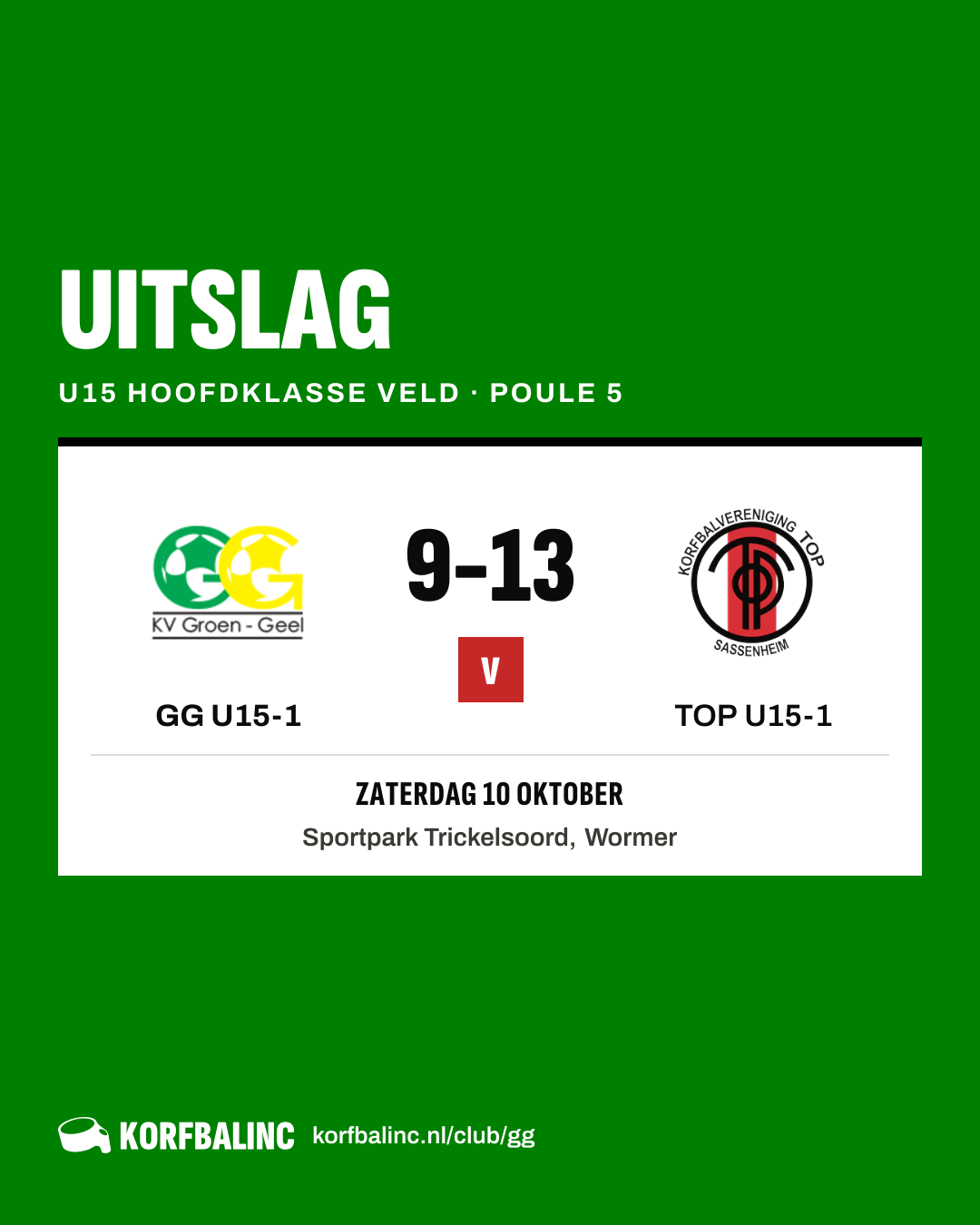 GG U15-1 - TOP U15-1