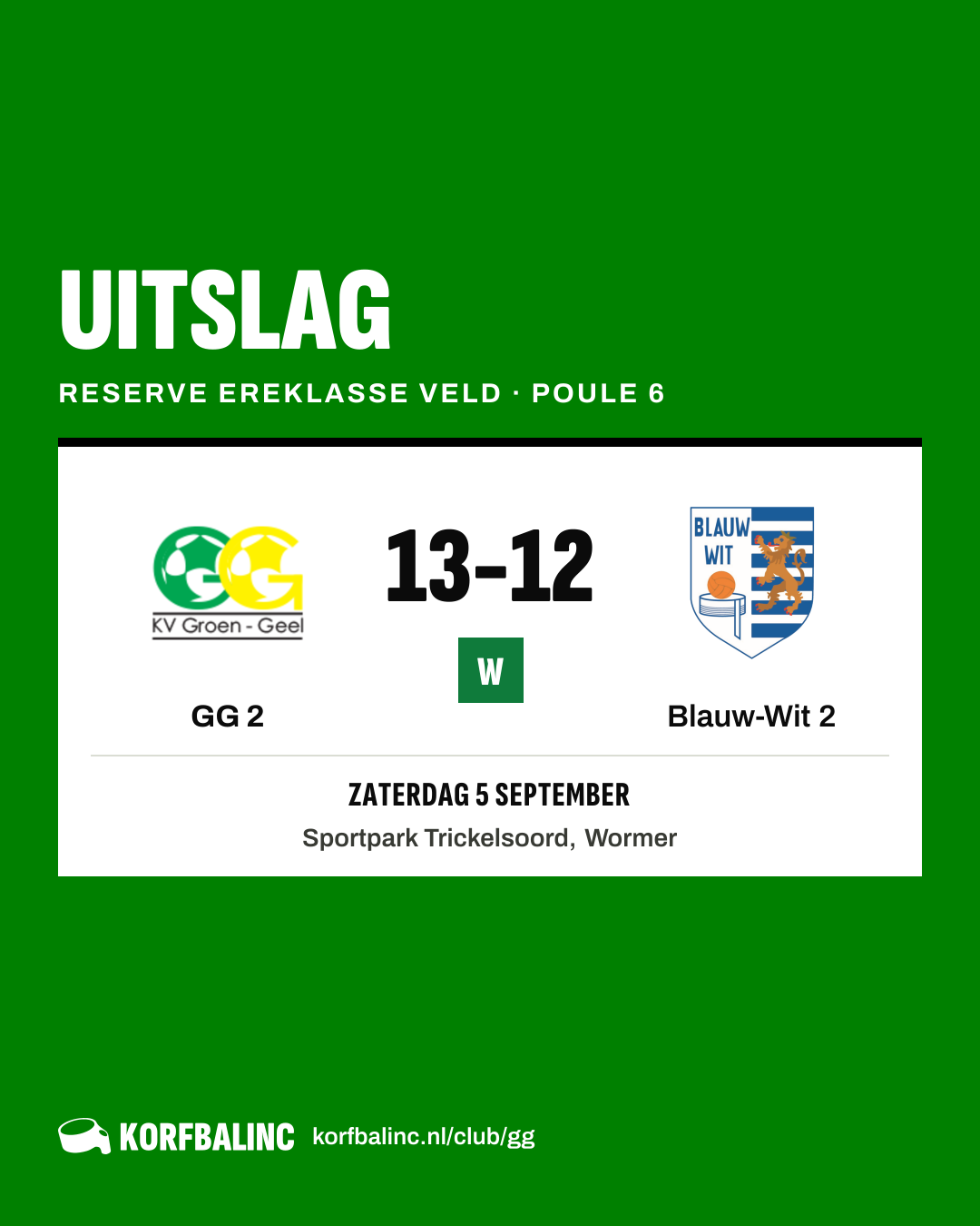 GG 2 - Blauw-Wit 2