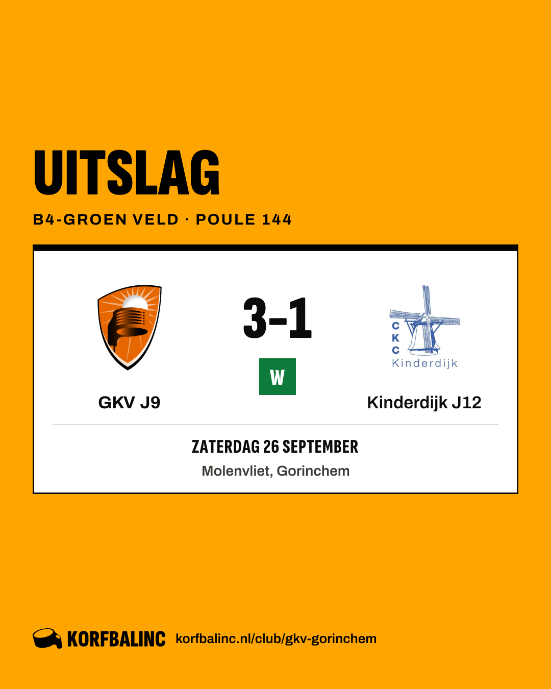 GKV J9 - Kinderdijk J12