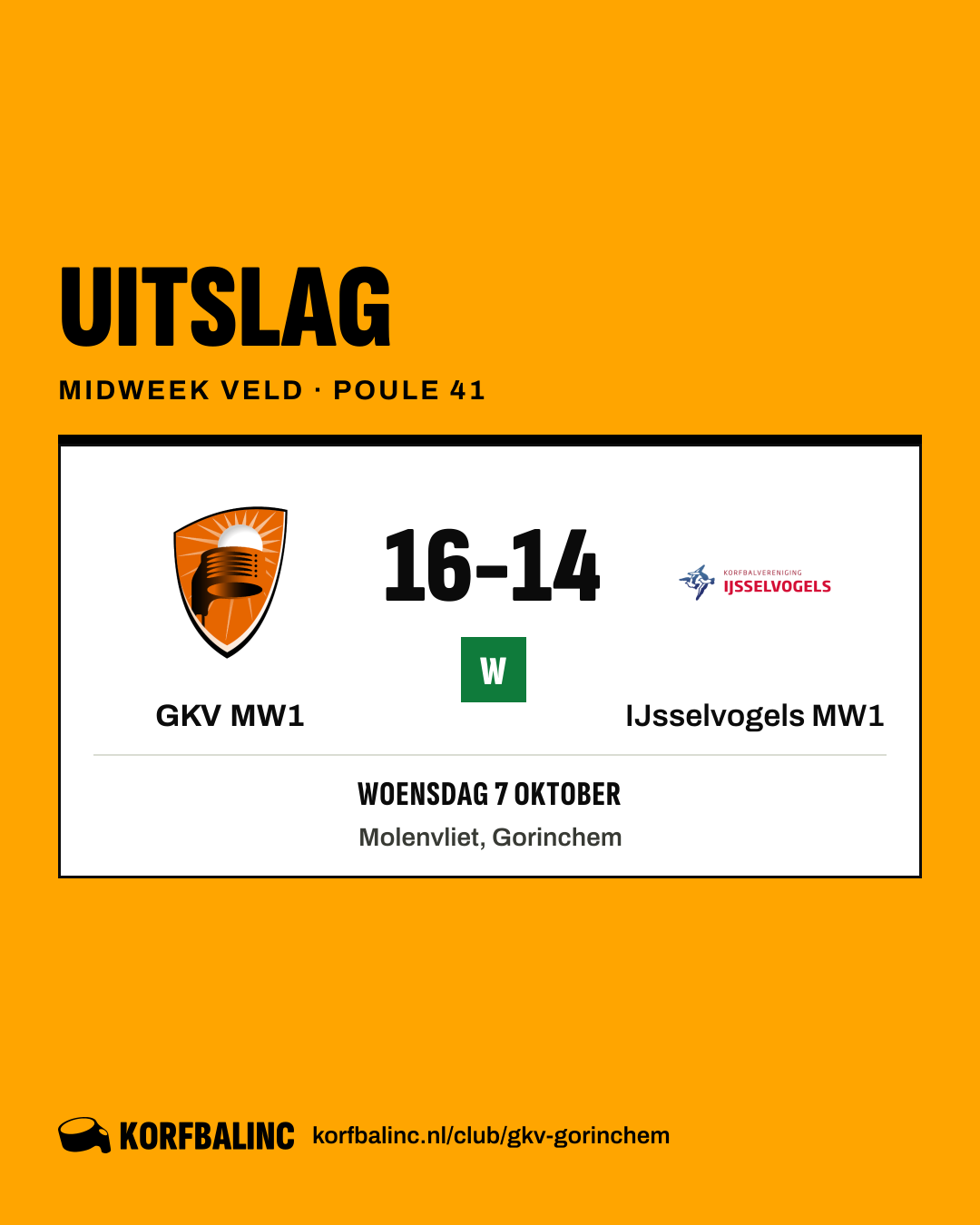 GKV MW1 - IJsselvogels MW1