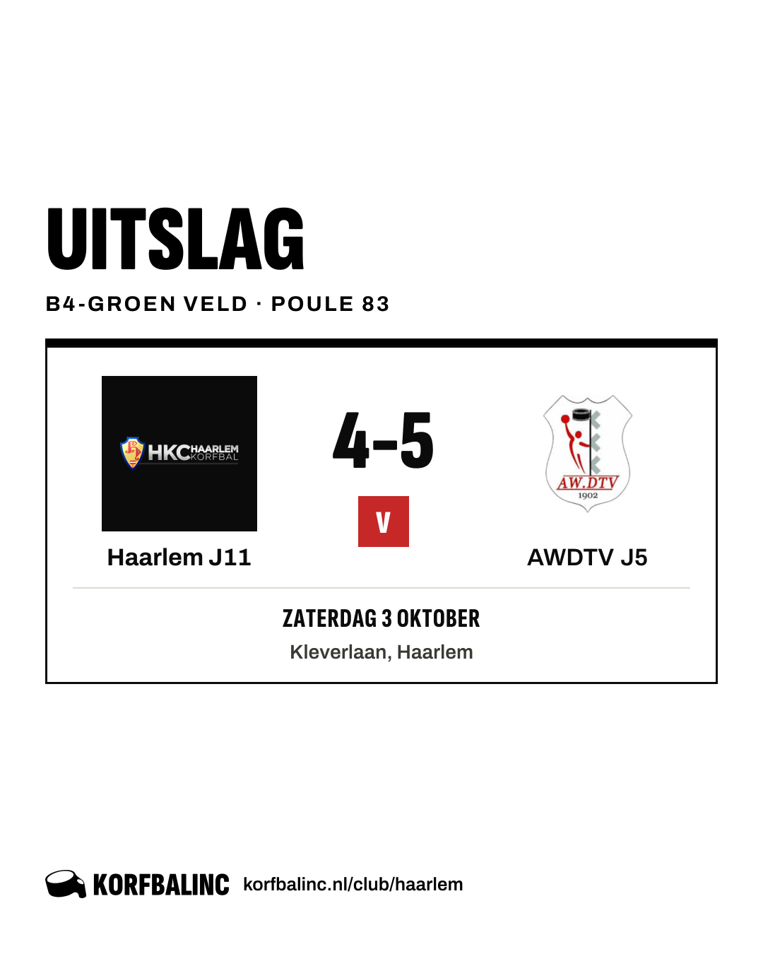 Haarlem J11 - AWDTV J5