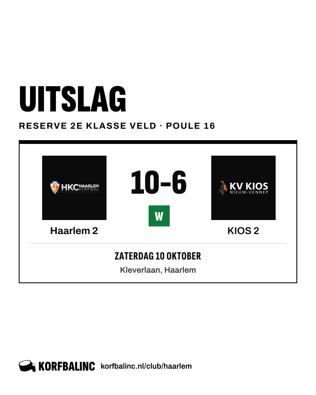 Haarlem 2 - KIOS 2