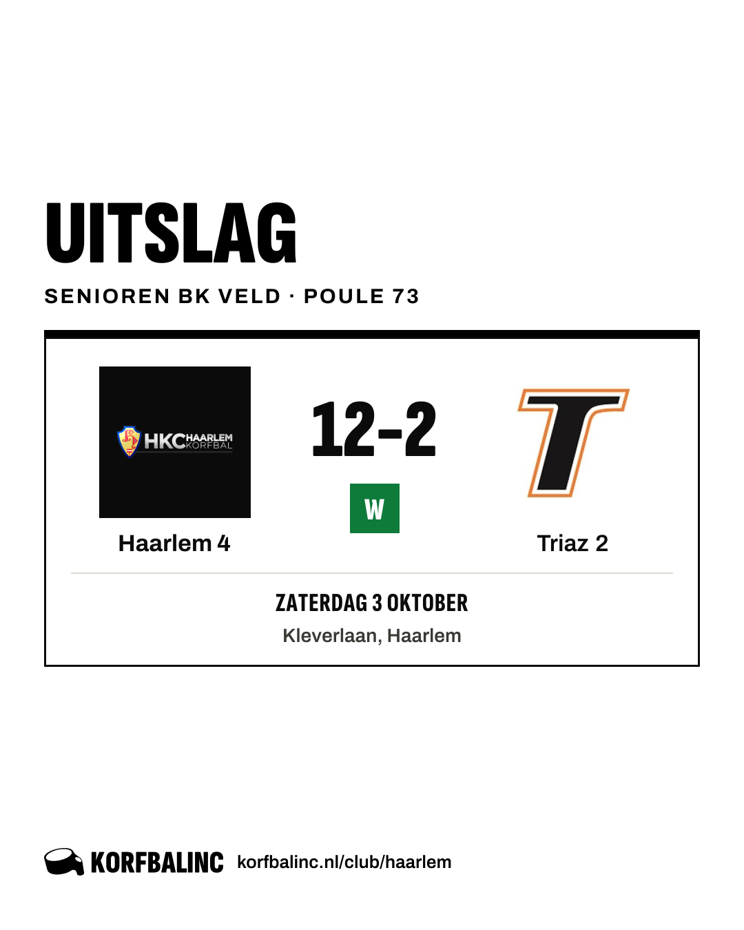 Haarlem 4 - Triaz 2