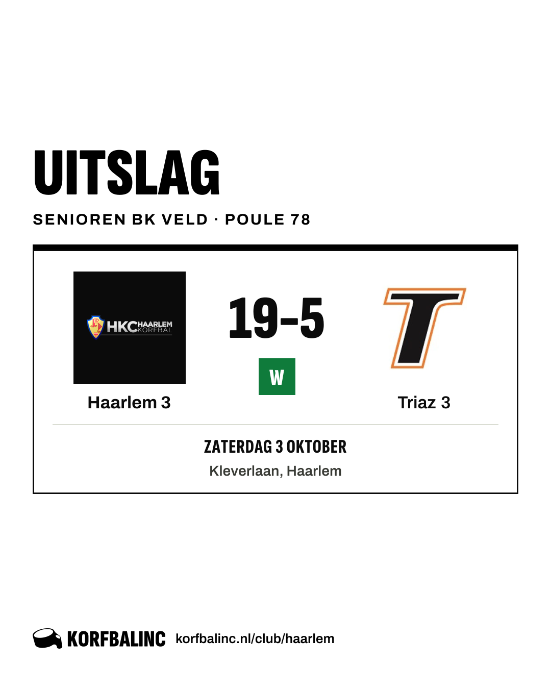 Haarlem 3 - Triaz 3