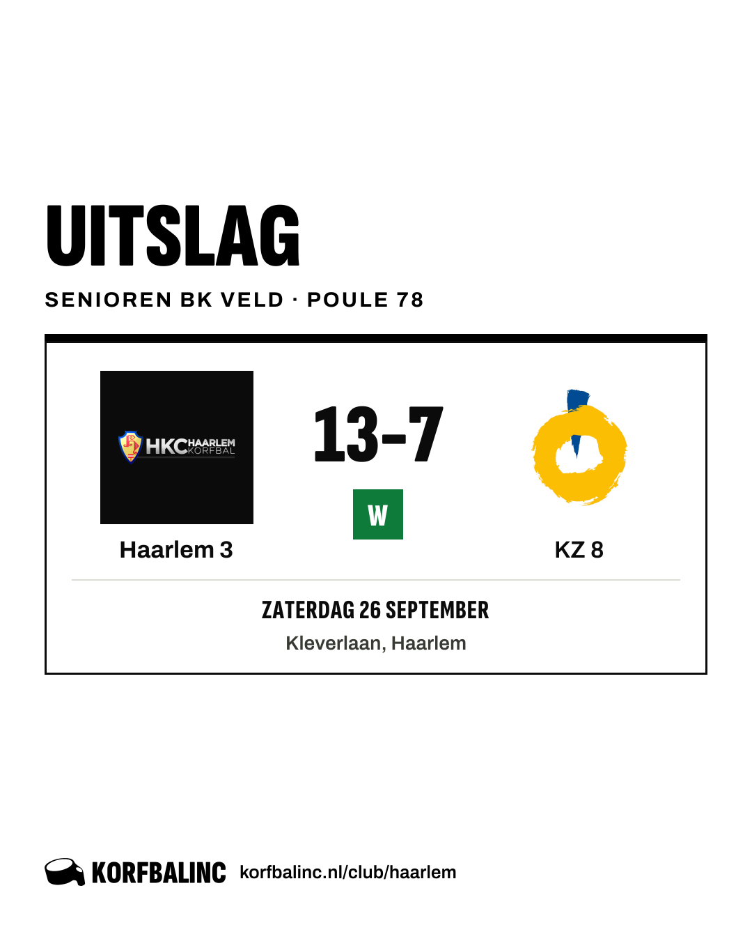 Haarlem 3 - KZ 8