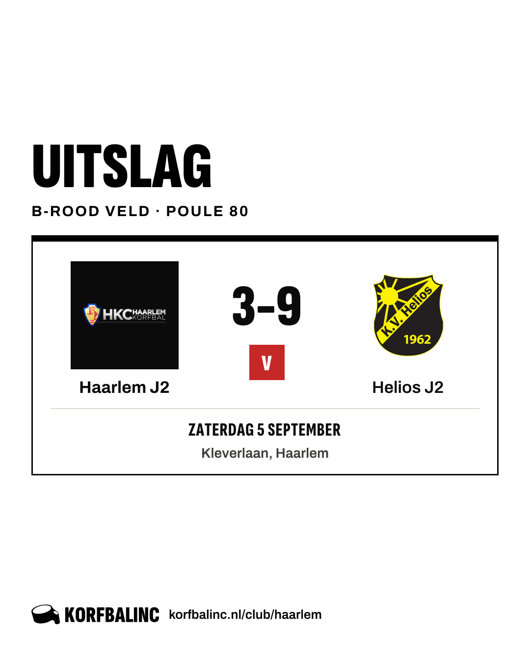 Haarlem J2 - Helios J2