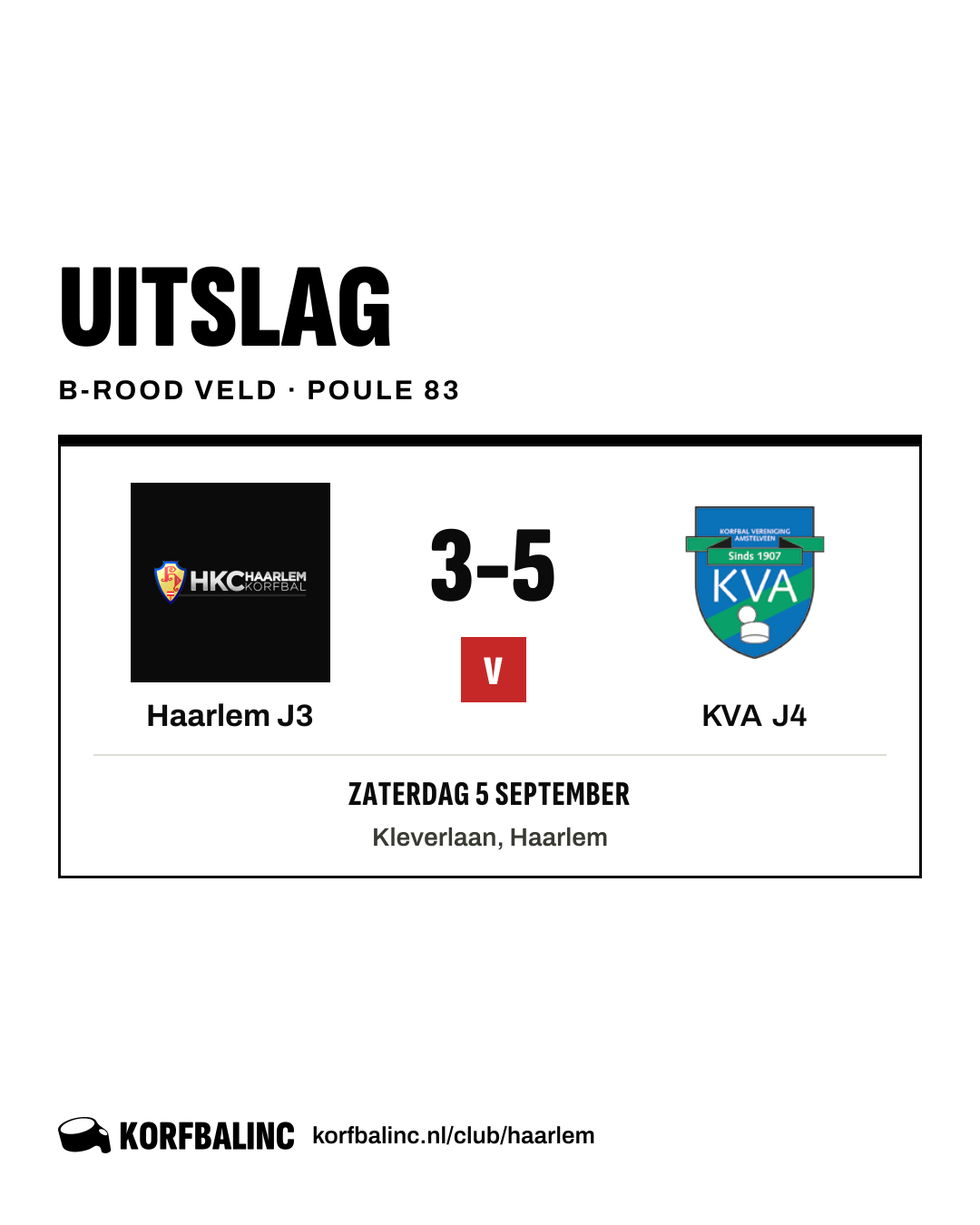 Haarlem J3 - KVA J4