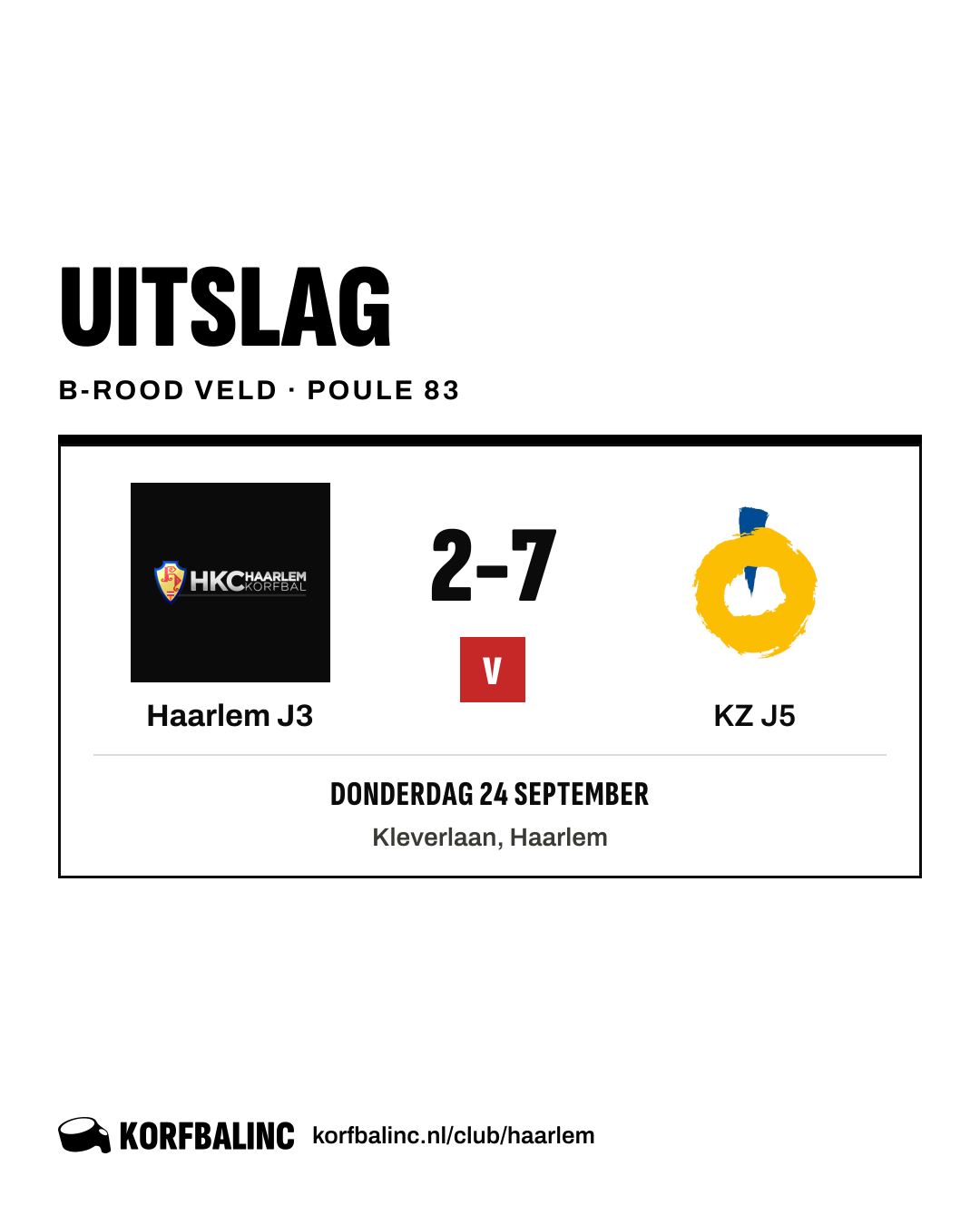 Haarlem J3 - KZ J5