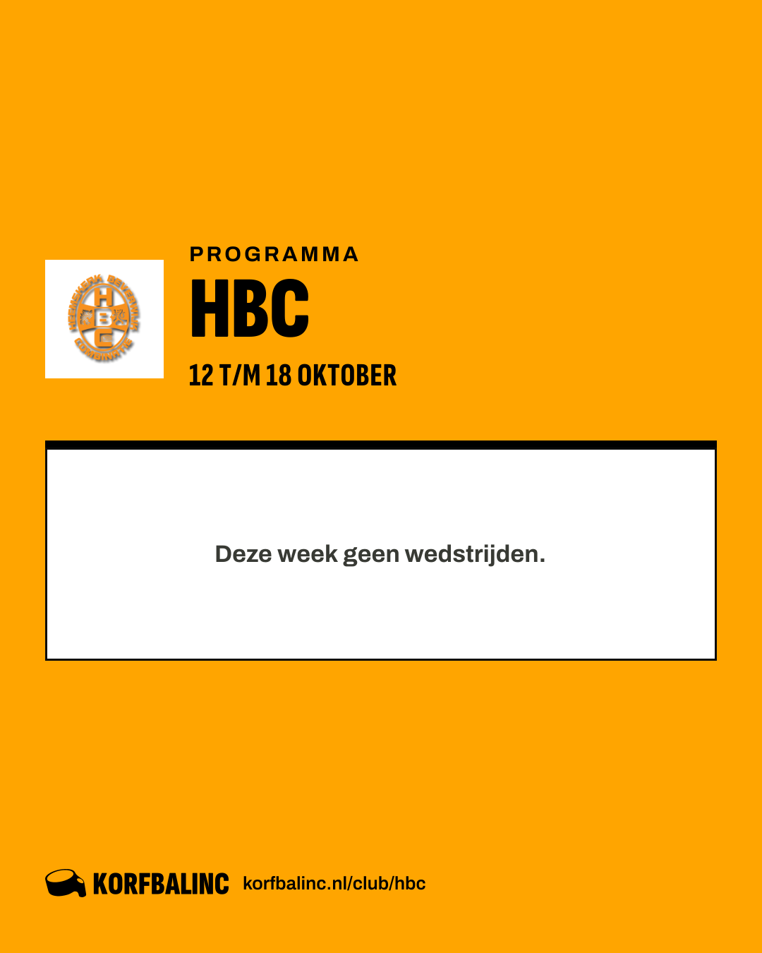 Uitslagen HBC