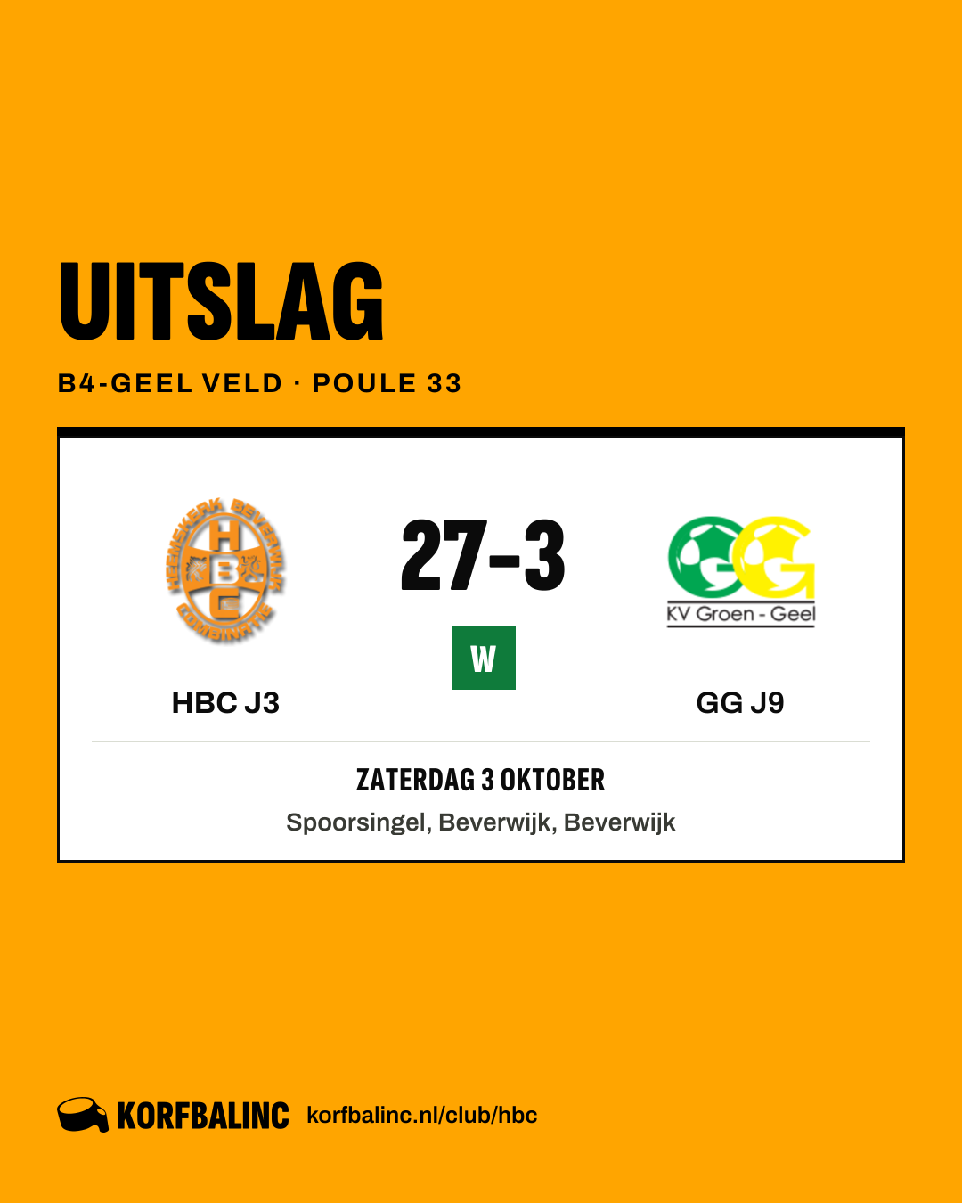 HBC J3 - GG J9