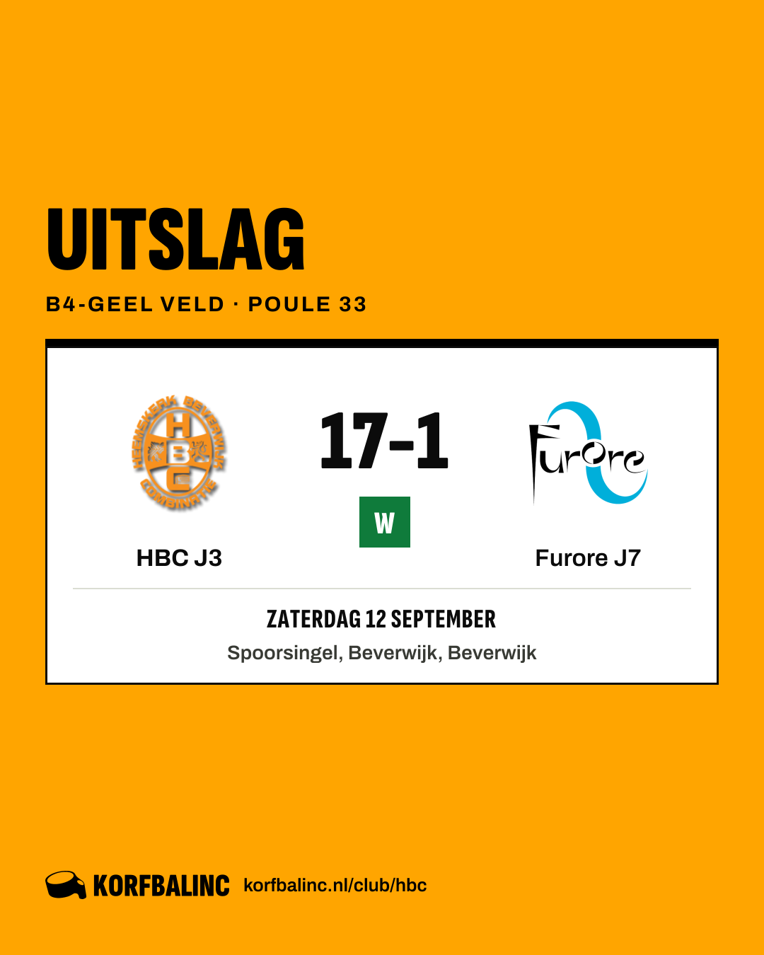 HBC J3 - Furore J7