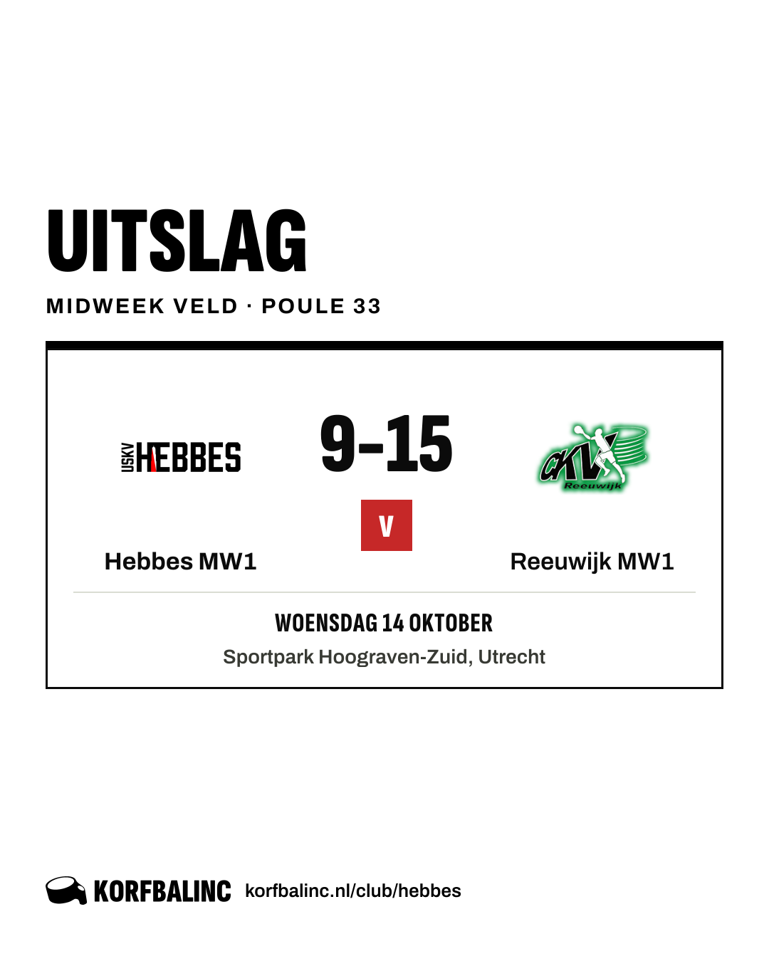 Hebbes MW1 - Reeuwijk MW1
