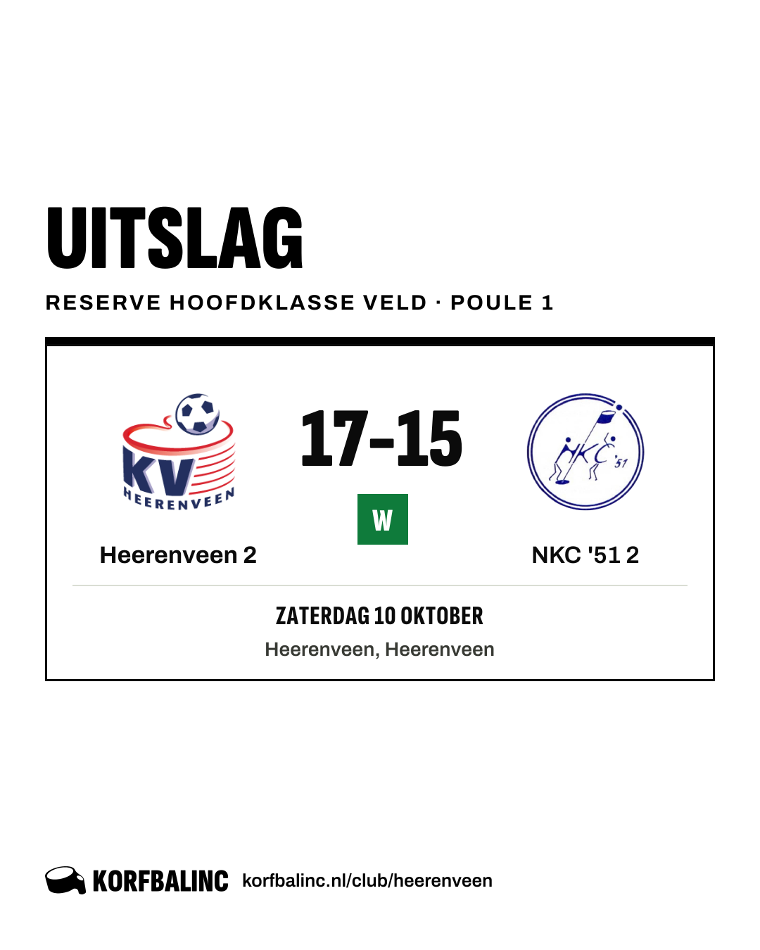 Heerenveen 2 - NKC '51 2