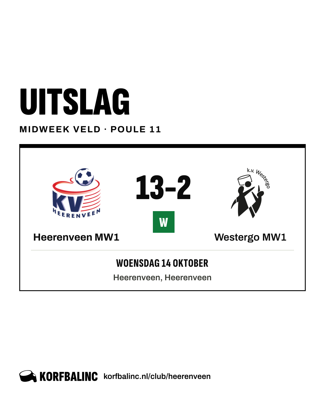 Heerenveen MW1 - Westergo MW1