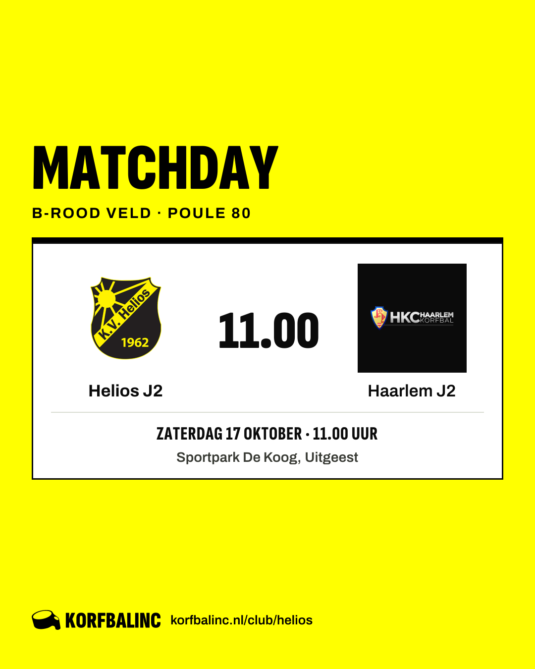 Helios J2 - Haarlem J2