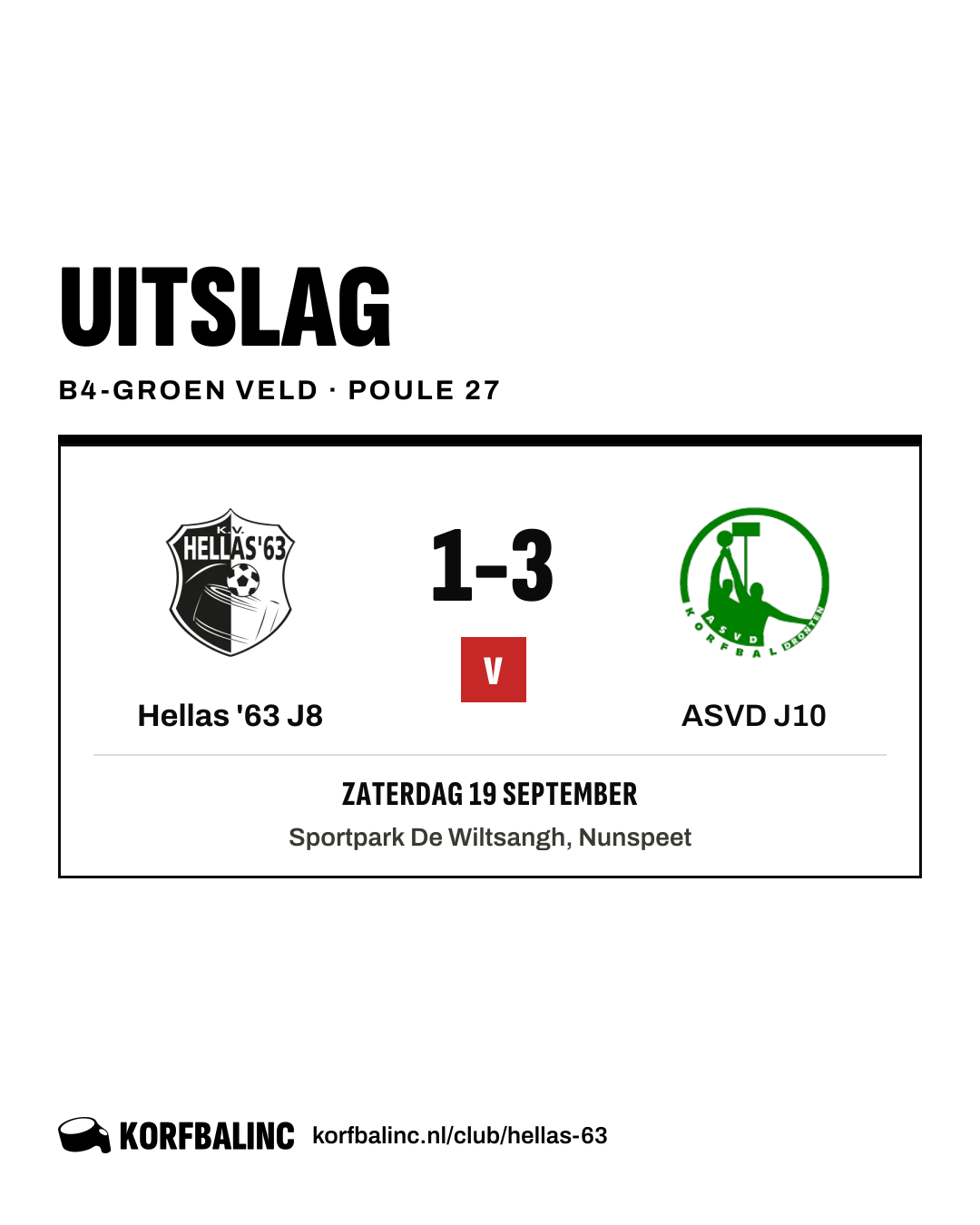 Hellas '63 J8 - ASVD J10