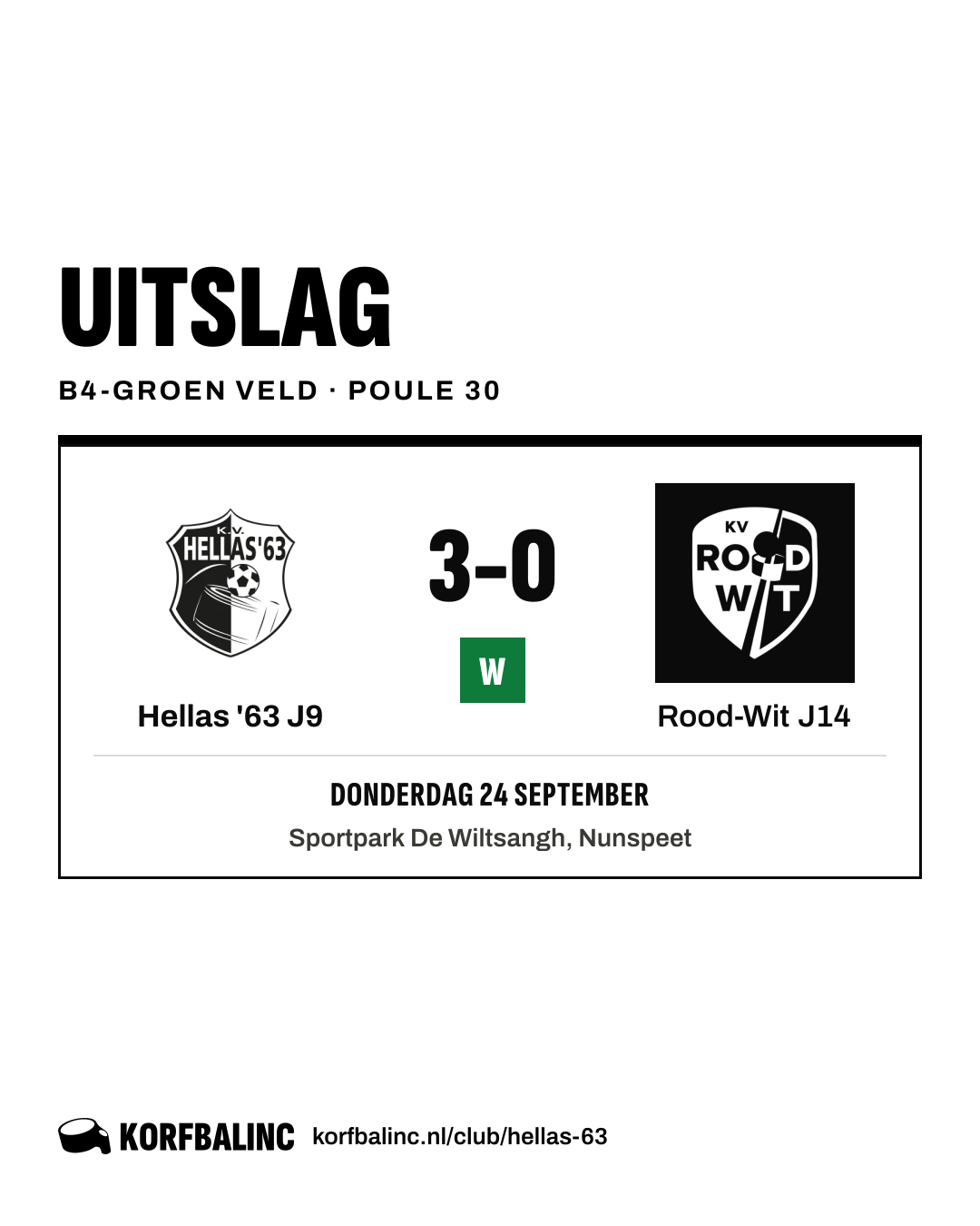 Hellas '63 J9 - Rood-Wit J14