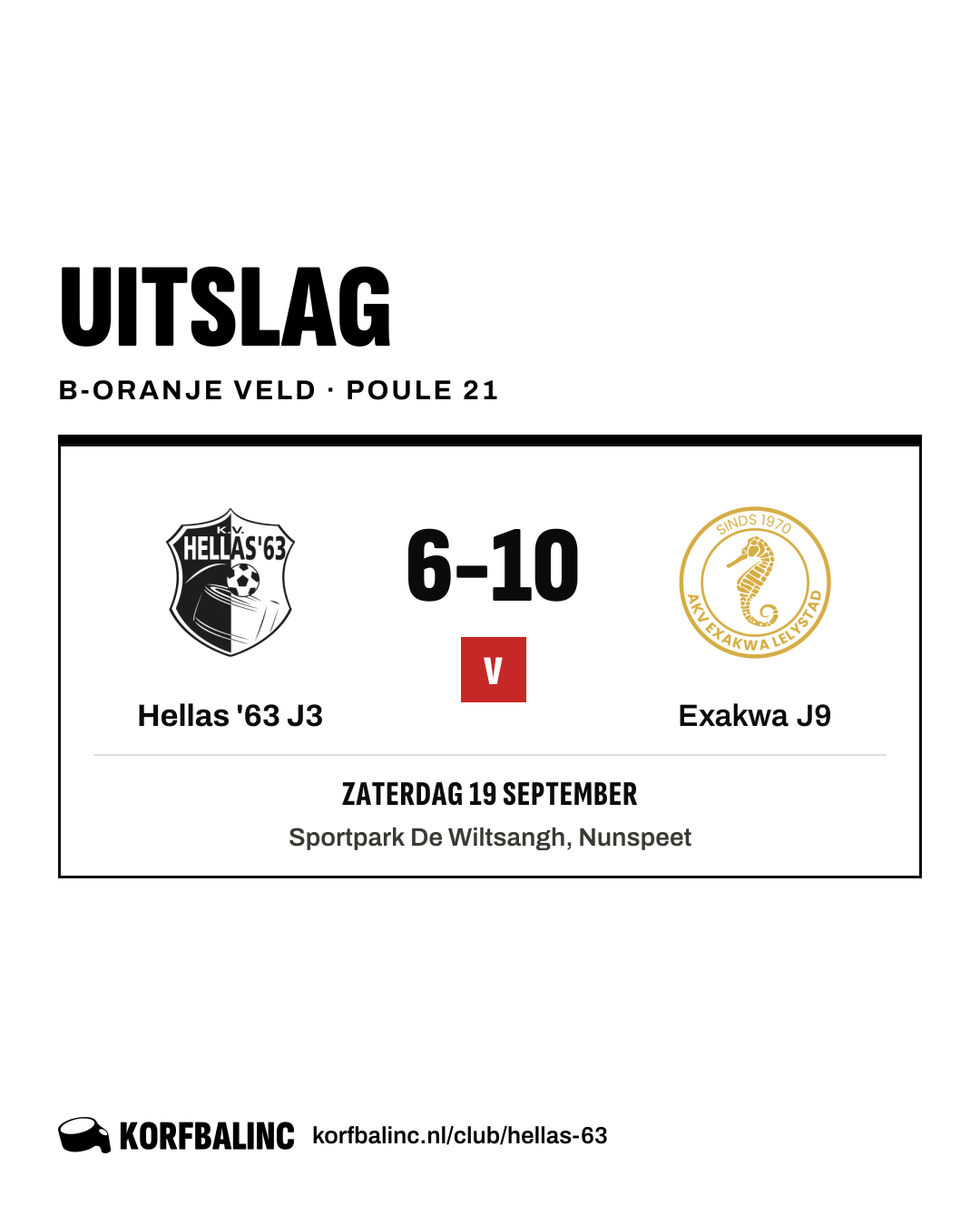 Hellas '63 J3 - Exakwa J9