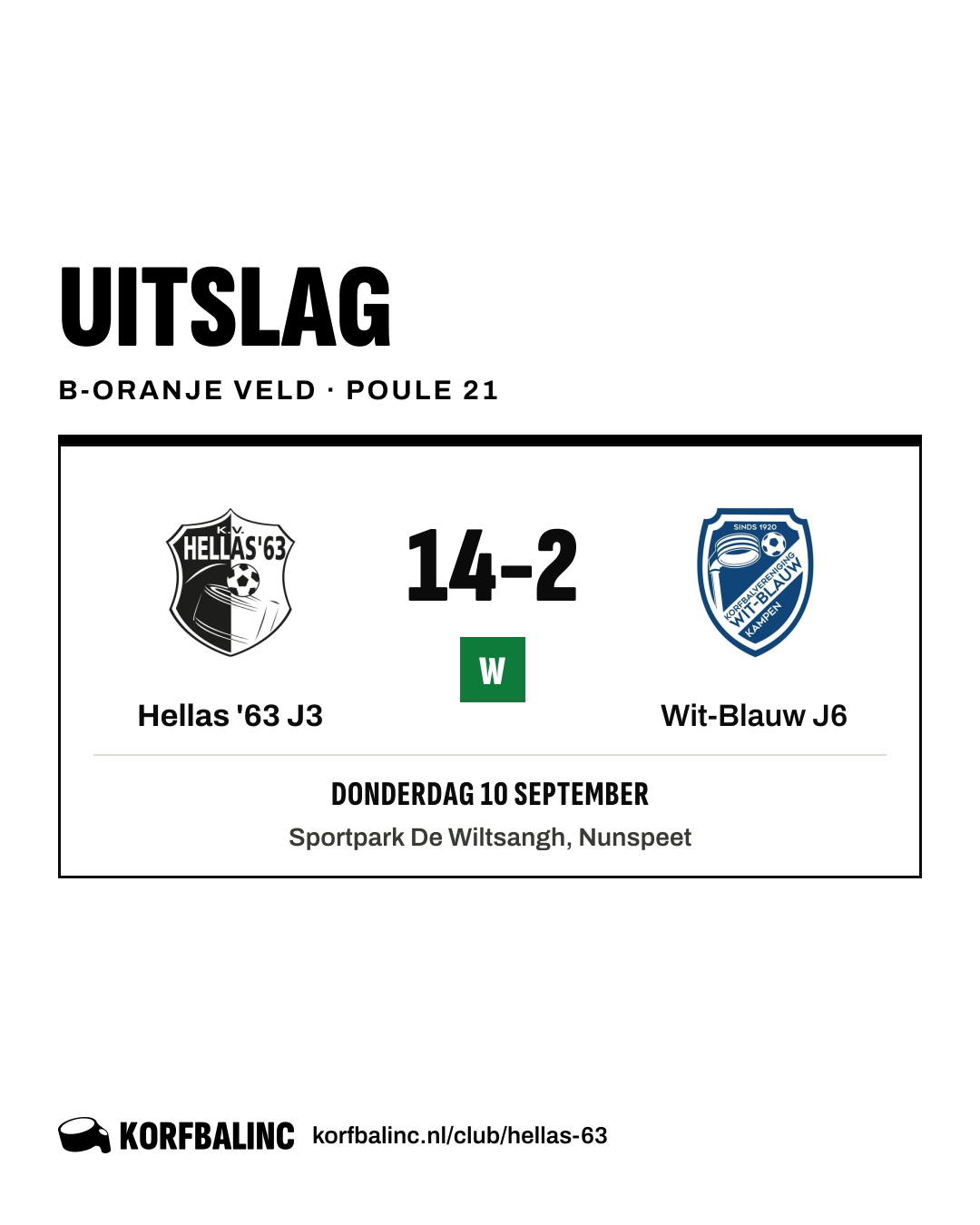 Hellas '63 J3 - Wit-Blauw J6