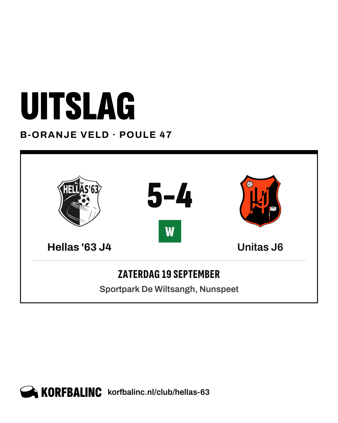 Hellas '63 J4 - Unitas J6