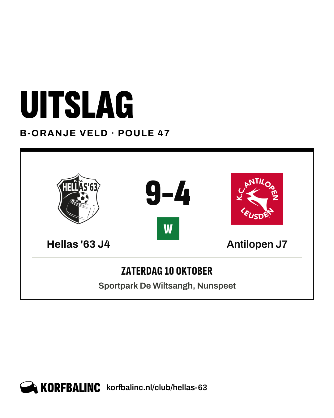 Hellas '63 J4 - Antilopen J7