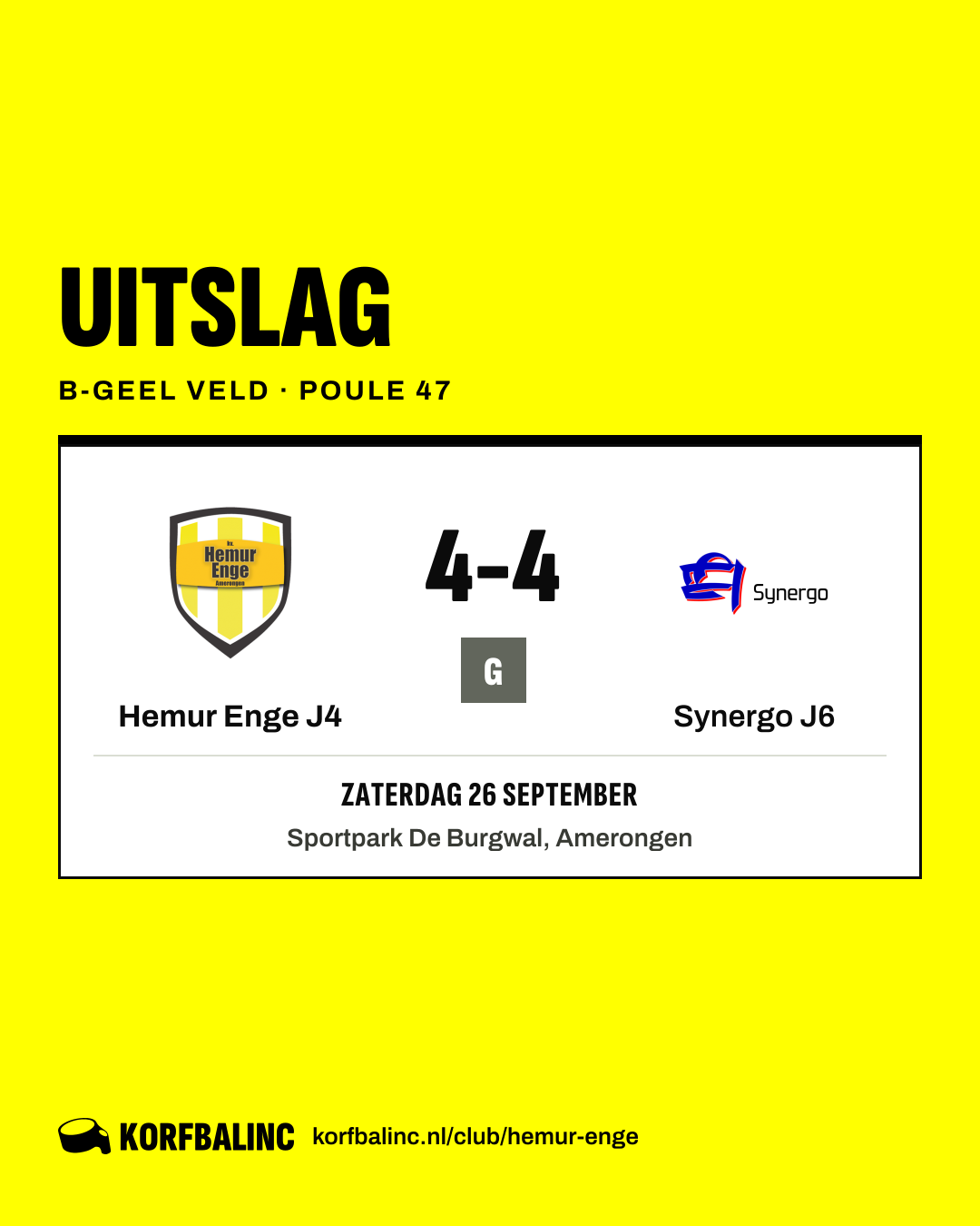 Hemur Enge J4 - Synergo J6
