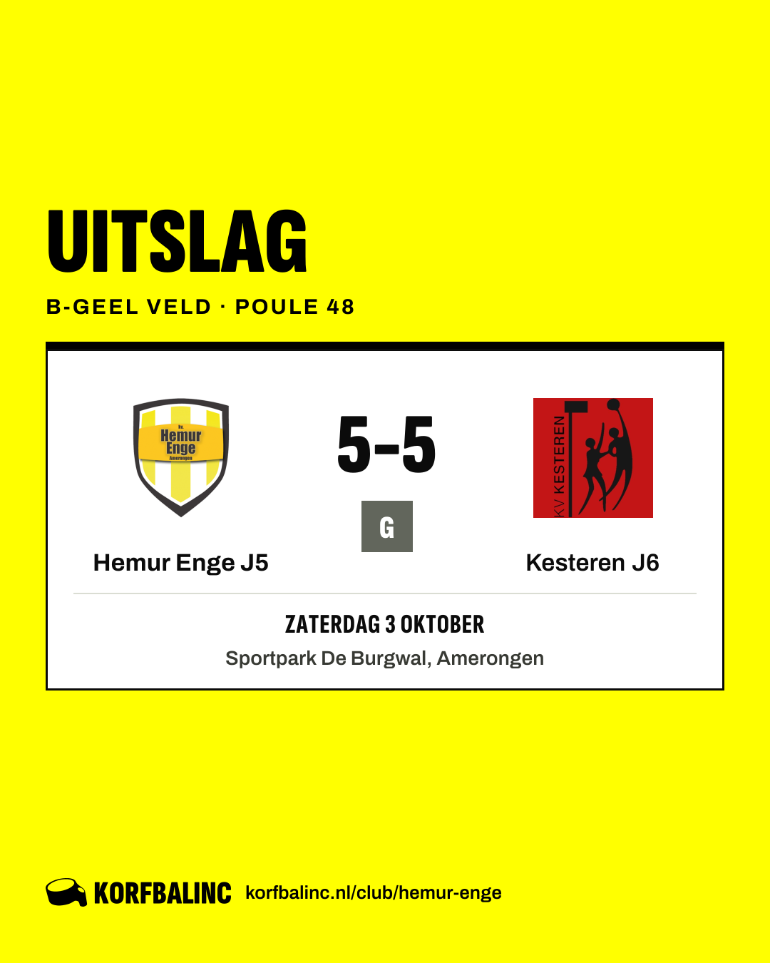 Hemur Enge J5 - Kesteren J6