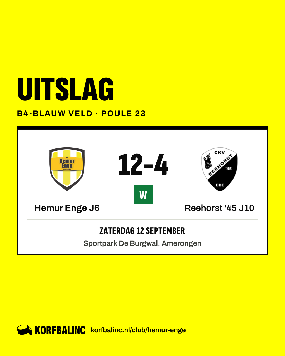 Hemur Enge J6 - Reehorst '45 J10