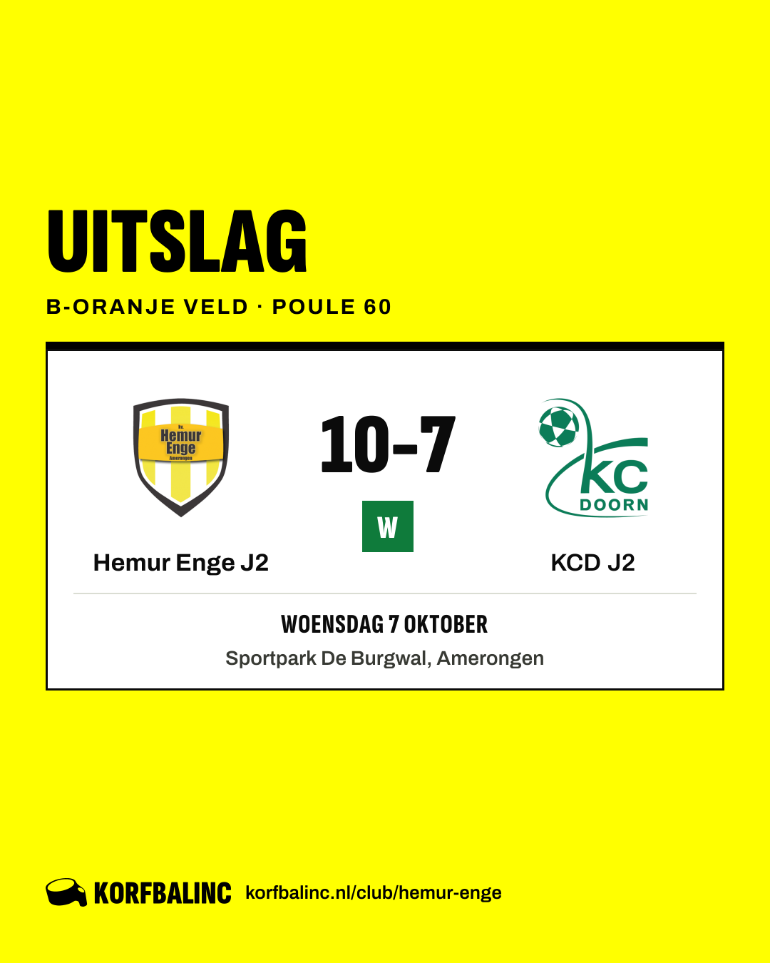 Hemur Enge J2 - KCD J2