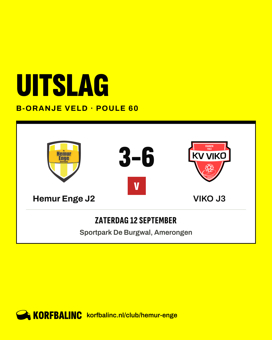 Hemur Enge J2 - VIKO J3