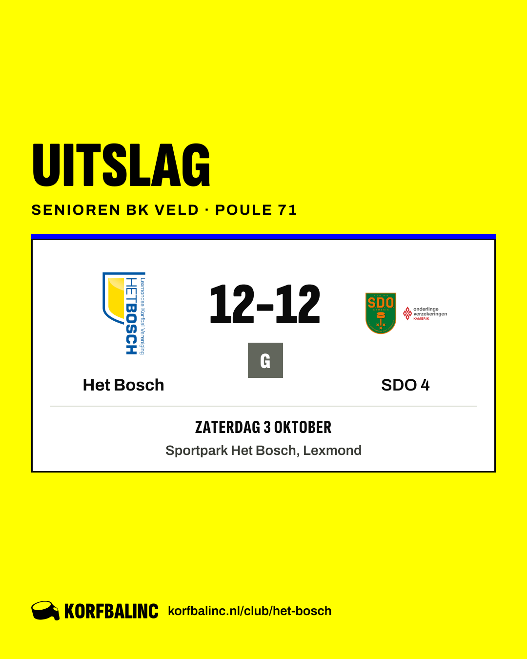Het Bosch - SDO 4