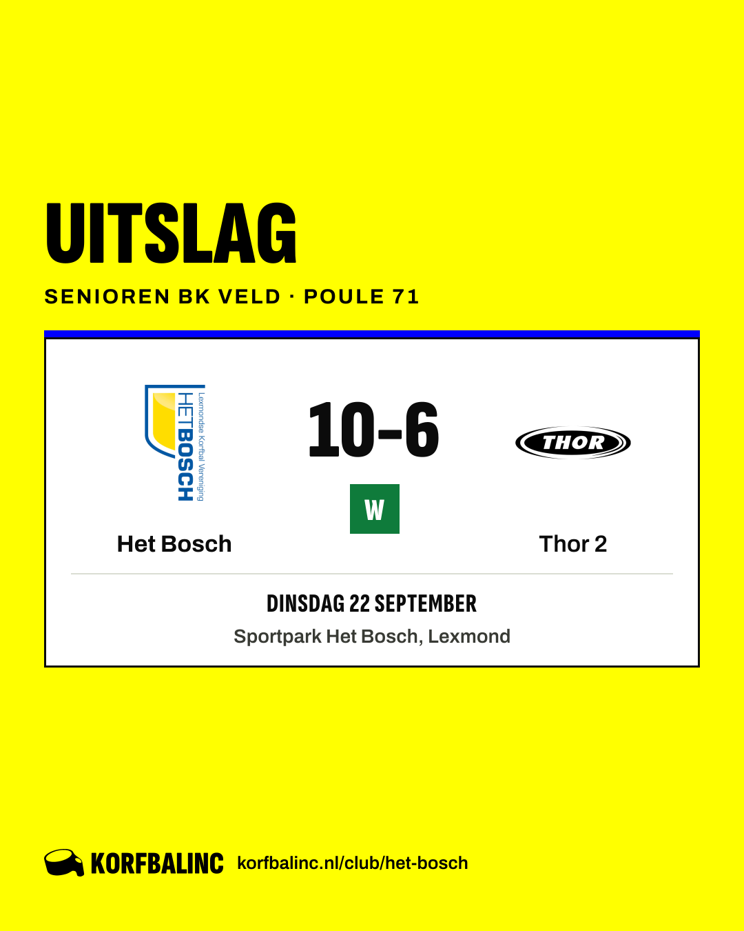 Het Bosch - Thor 2