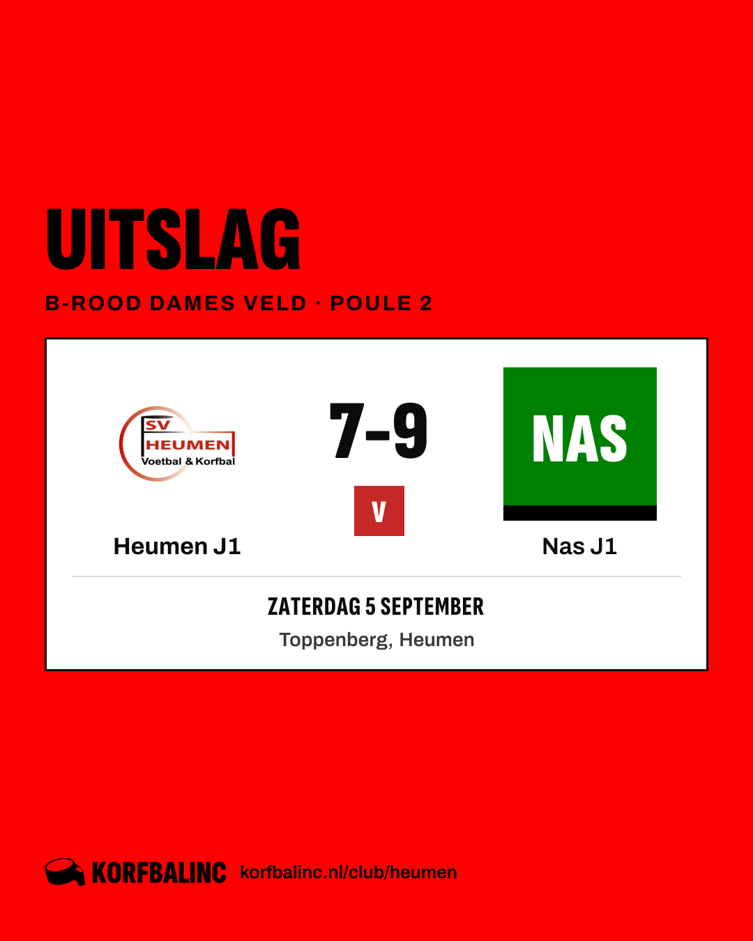 Heumen J1 - Nas J1