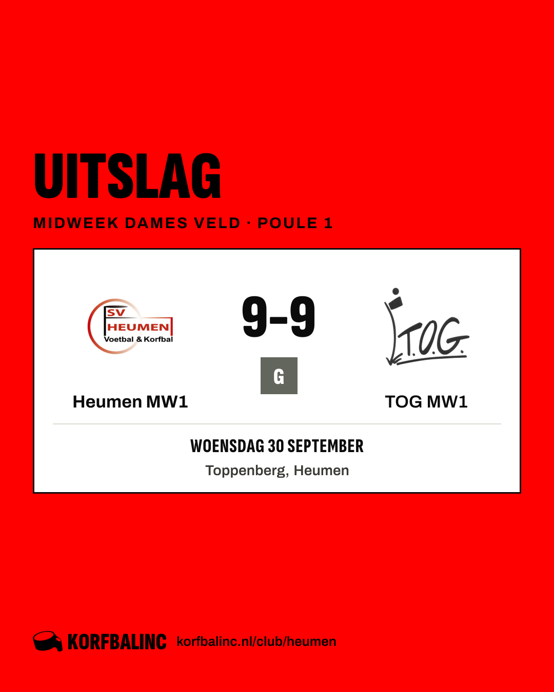 Heumen MW1 - TOG MW1