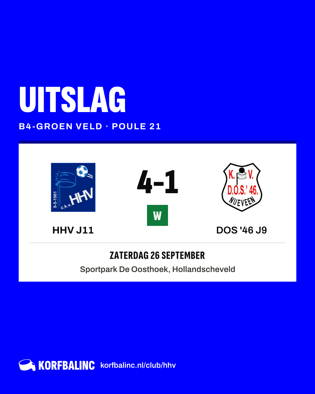 HHV J11 - DOS '46 J9