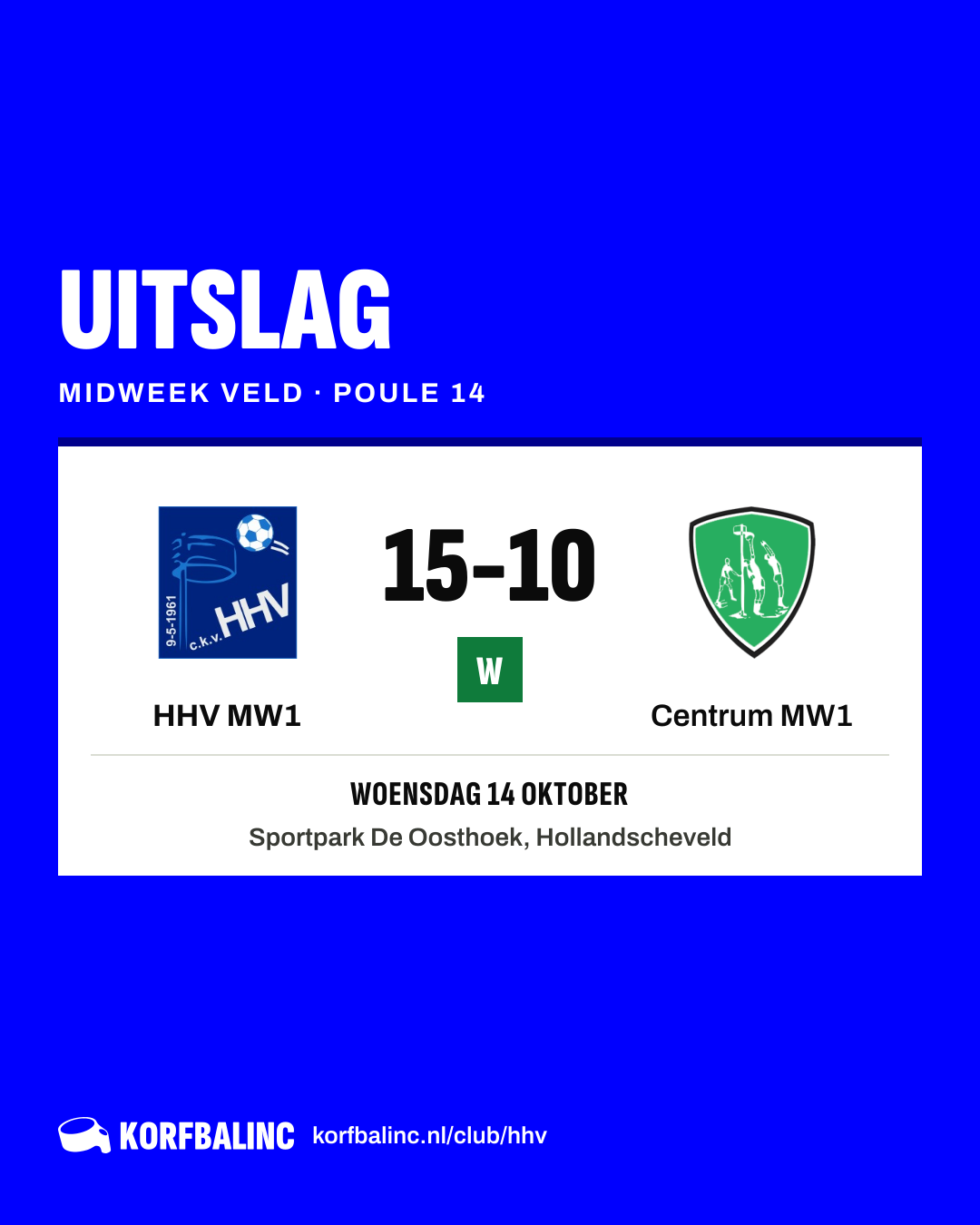 HHV MW1 - Centrum MW1