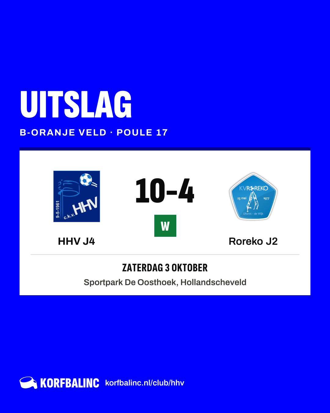 HHV J4 - Roreko J2