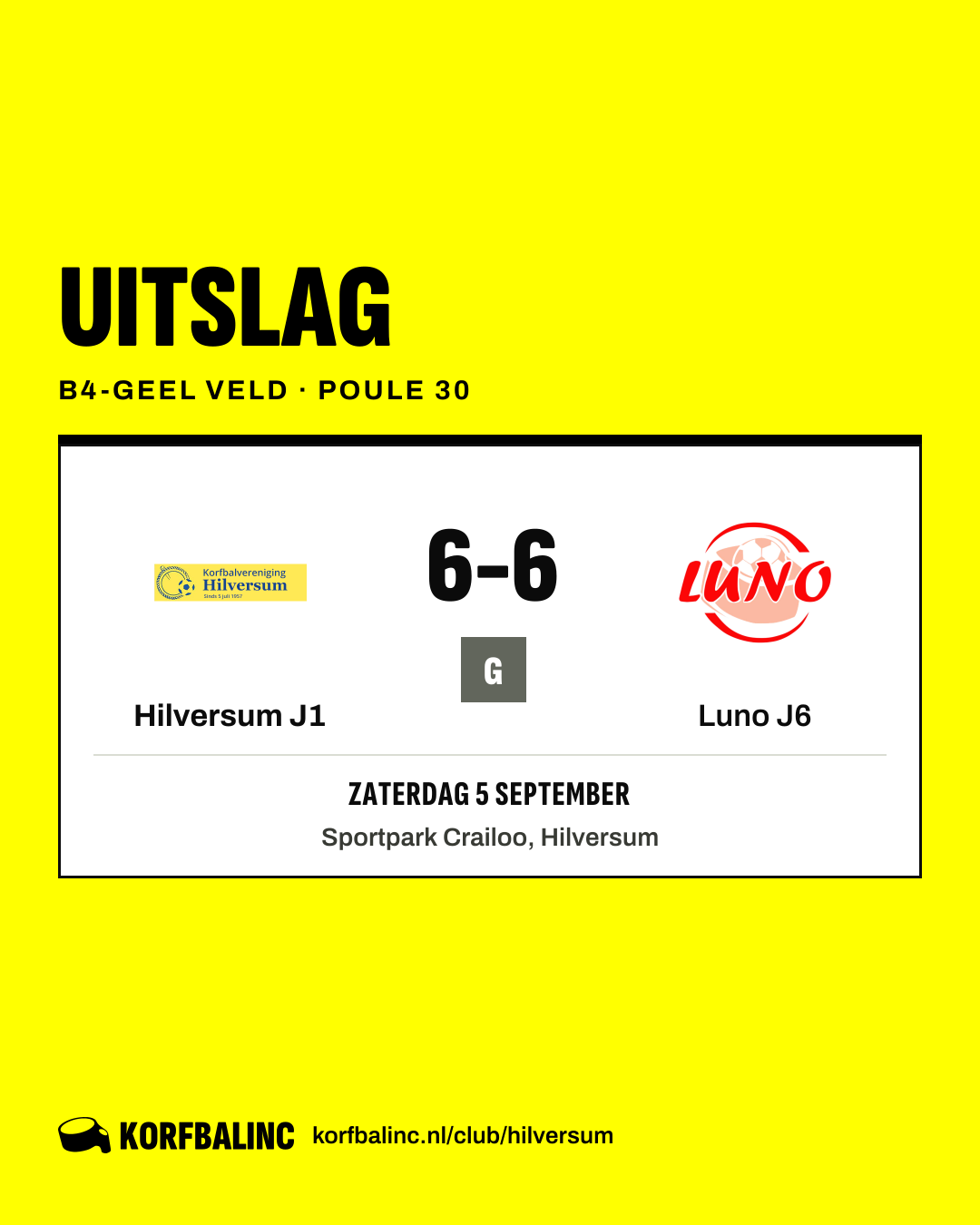 Hilversum J1 - Luno J6