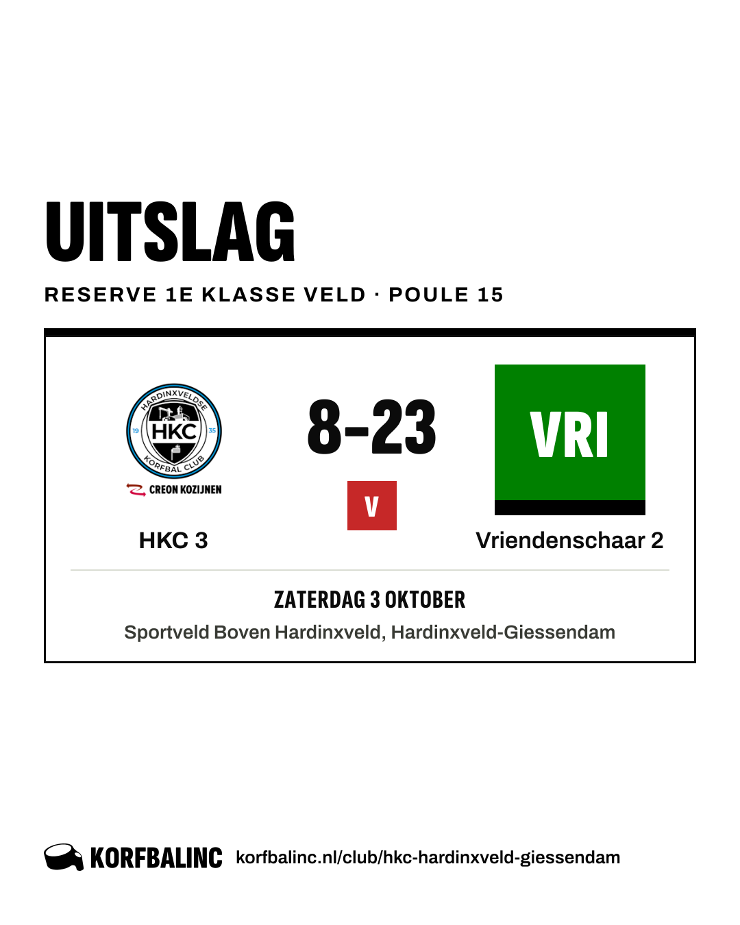 HKC 3 - Vriendenschaar 2