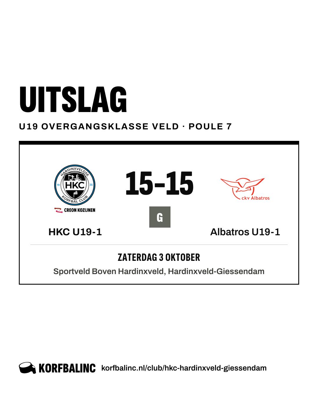 HKC U19-1 - Albatros U19-1