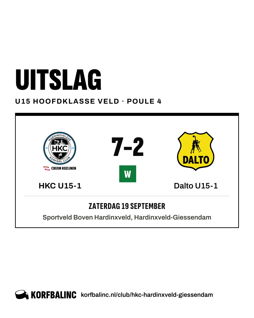 HKC U15-1 - Dalto U15-1