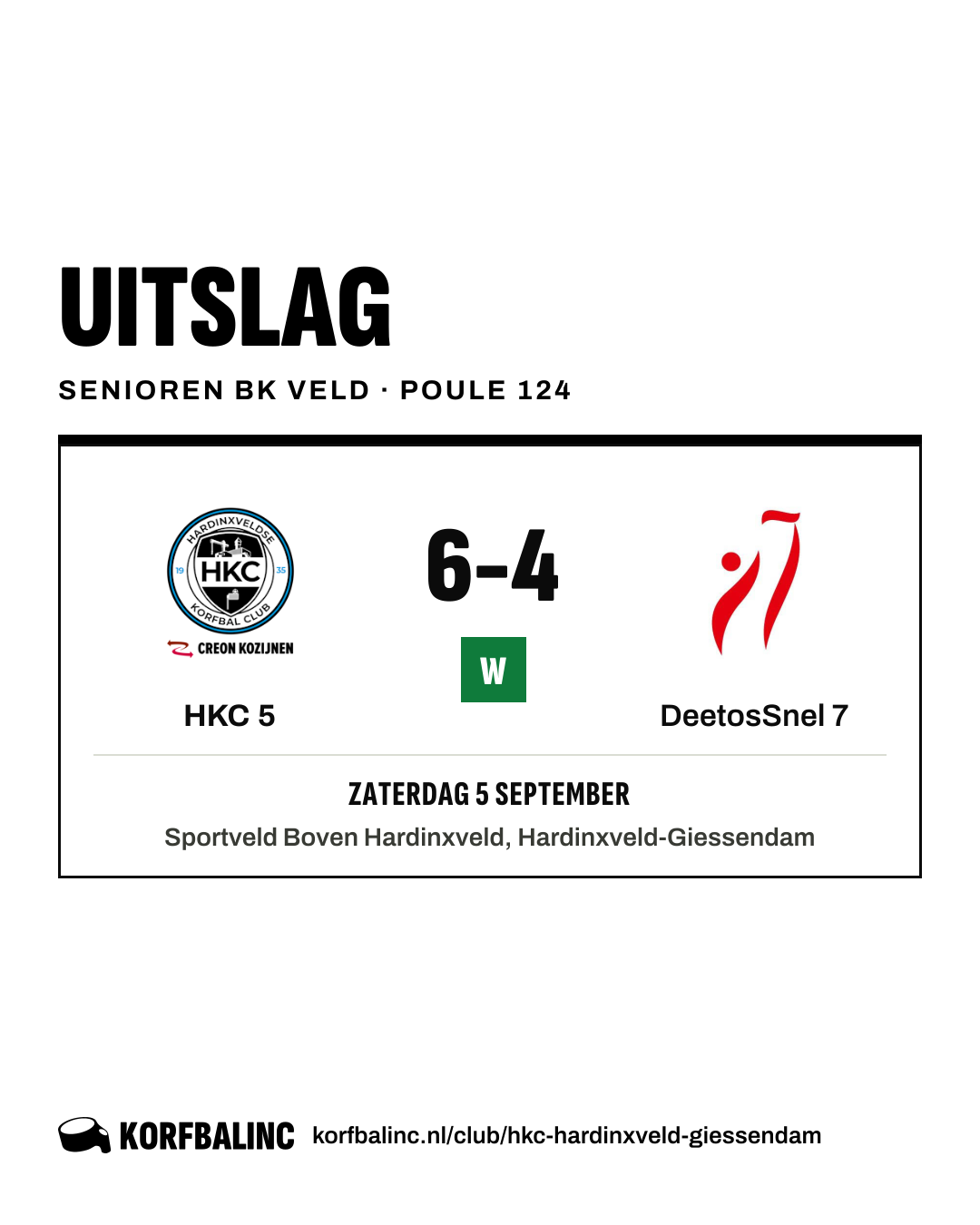 HKC 5 - DeetosSnel 7