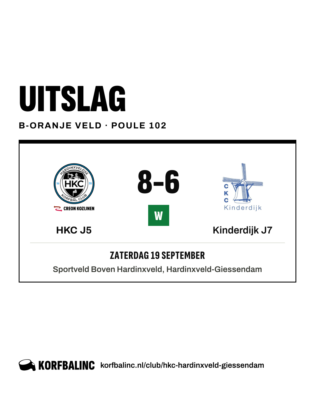 HKC J5 - Kinderdijk J7