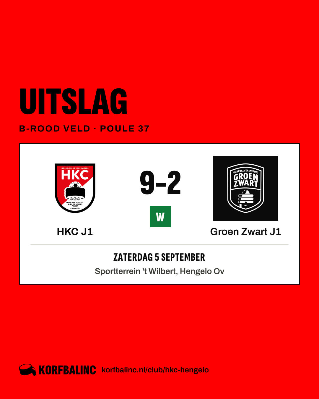 HKC J1 - Groen Zwart J1